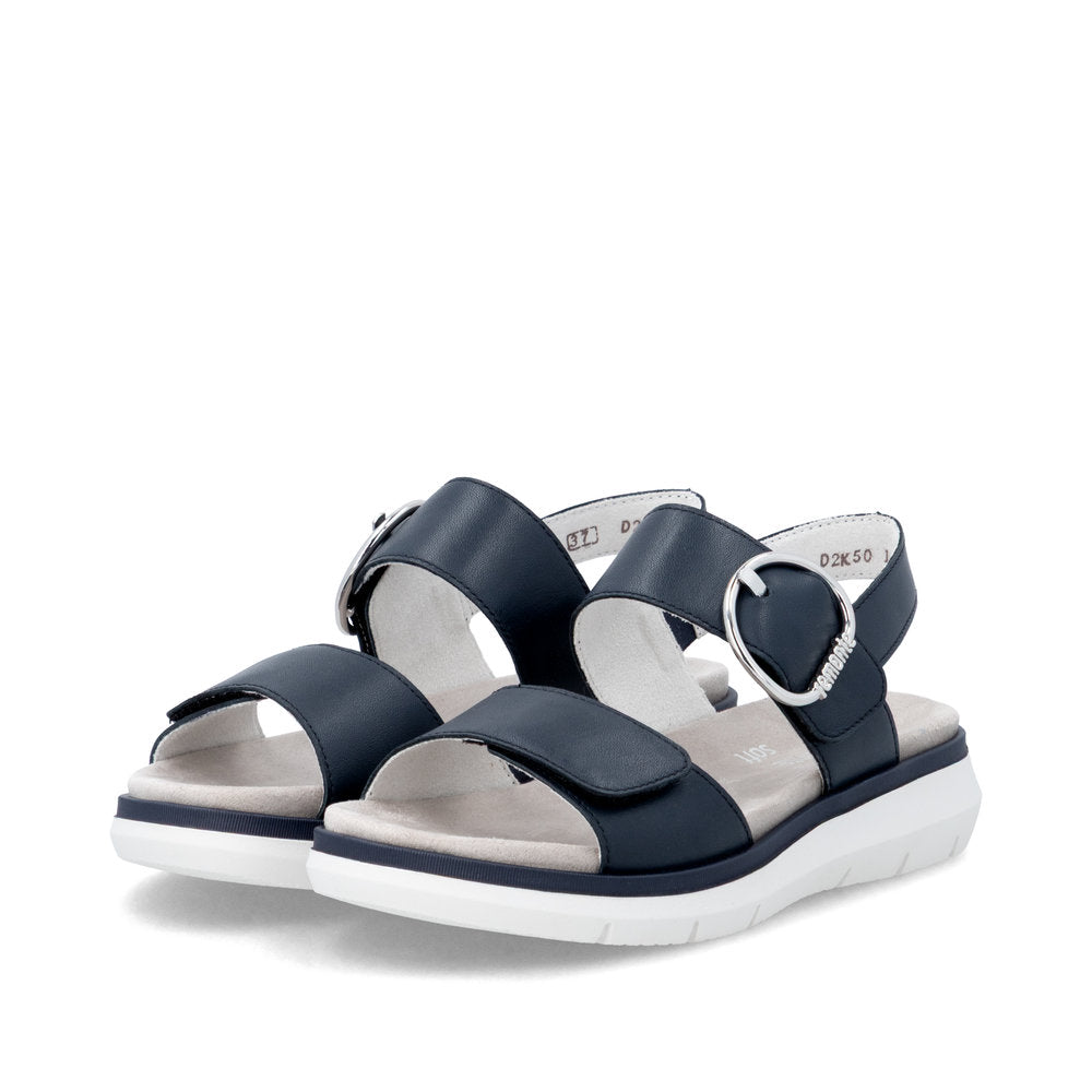 Remonte Navy Comfort Sandal|D2K5014