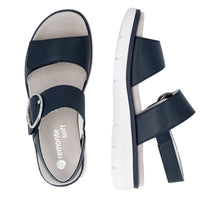 Load image into Gallery viewer, Remonte Navy Comfort Sandal|D2K5014
