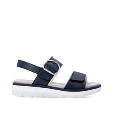 Load image into Gallery viewer, Remonte Navy Comfort Sandal|D2K5014
