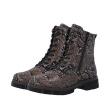 Load image into Gallery viewer, Remonte Snake Print Ankle Boot|D2S7203
