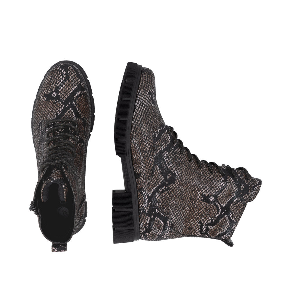 Remonte Snake Print Ankle Boot|D2S7203
