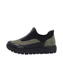 Load image into Gallery viewer, Remonte Green Elasticated Mini Wedge Shoe|D2V0103
