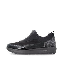 Load image into Gallery viewer, Remonte Black Multi Mini Wedge Shoe|D2V0104
