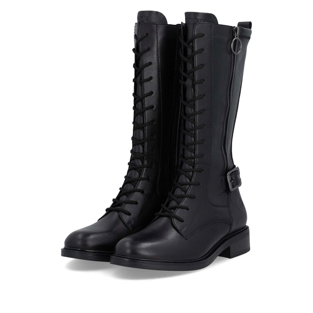 Remonte Black Mid-Boot|D2W7100N