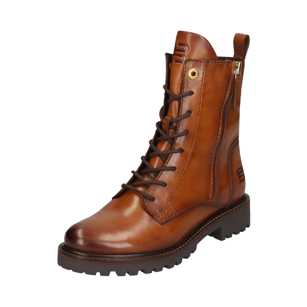 Bagatt Tan Leather Laced Ankle Boot|D31AOE5263