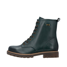Load image into Gallery viewer, Remonte Wide Fit Dark Green Laced Ankle Boot|D3C7054
