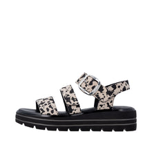 Load image into Gallery viewer, Remonte Cow Print Platform Sandal|D3N5060
