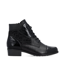 Load image into Gallery viewer, Remonte Black Patchwork Ankle Boot|D688200N

