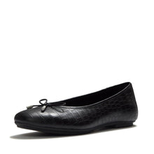 Load image into Gallery viewer, Fitflop Black Croc Ballerina|AAI090
