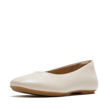 Load image into Gallery viewer, Fitflop High-Cut Beige Soft Leather Ballerina|A0PA99
