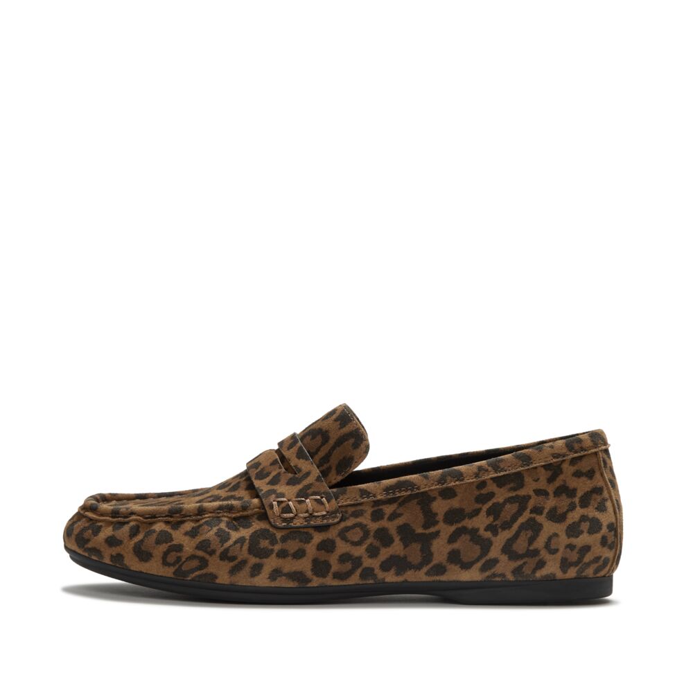 Fitflop Leo Print Suede Loafer|ADSE76