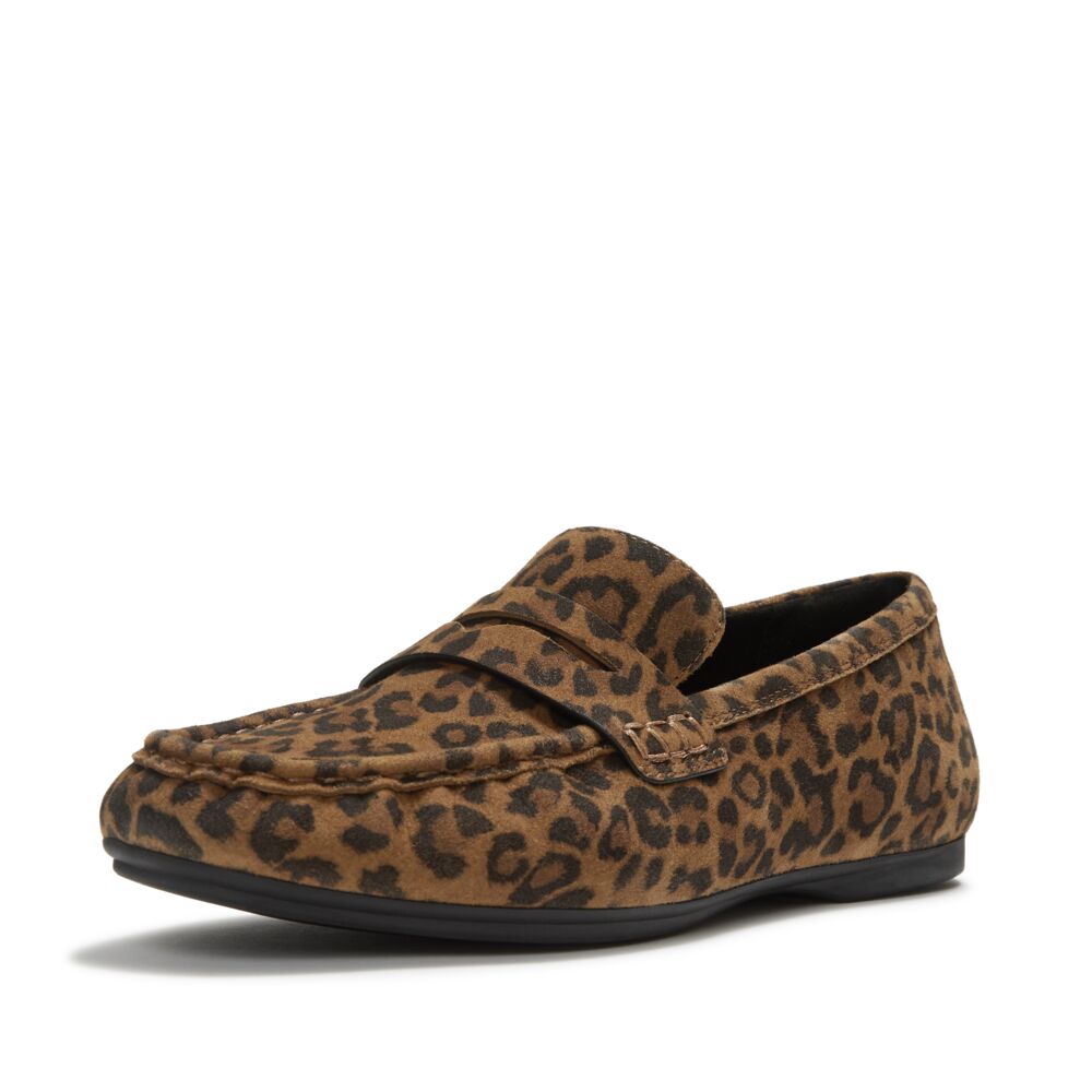 Fitflop Leo Print Suede Loafer|ADSE76