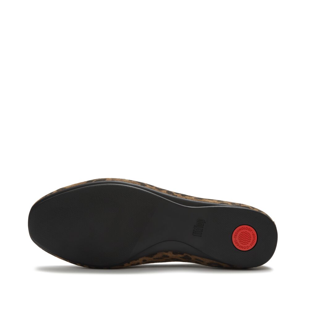 Fitflop Leo Print Suede Loafer|ADSE76