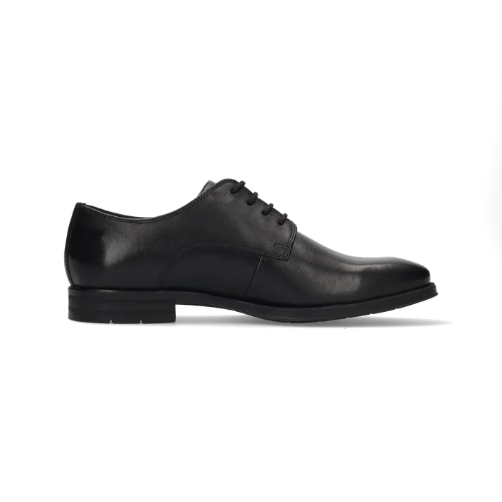 Salamander Black Lace-Up Business Shoe|E11AUU0110