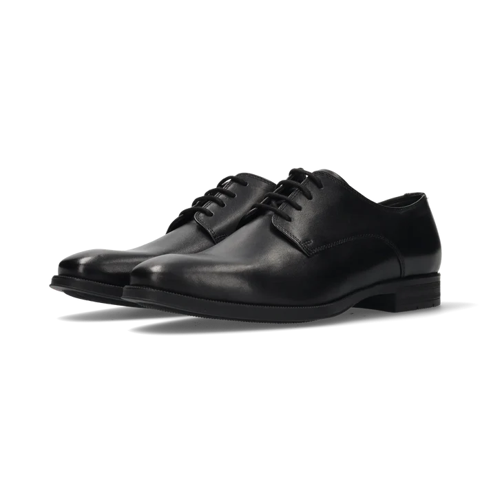 Salamander Black Lace-Up Business Shoe|E11AUU0110