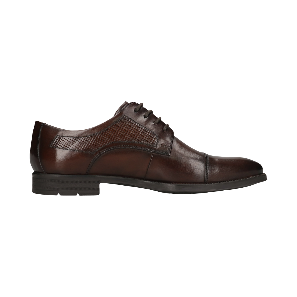 Salamander Brown Lace-Up Business Shoe |E11AUU026