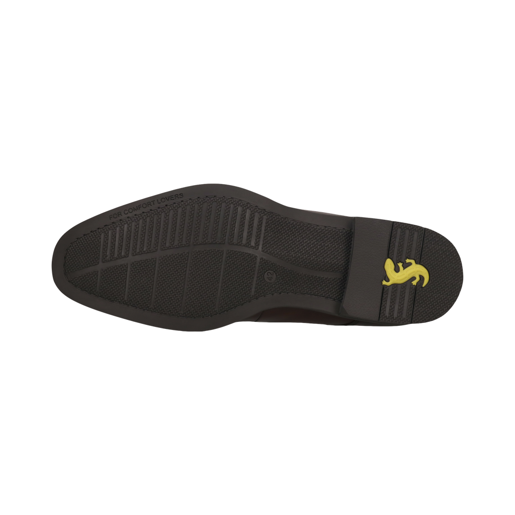 Salamander Brown Lace-Up Business Shoe |E11AUU026