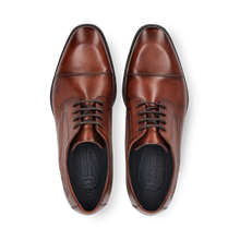 Load image into Gallery viewer, Salamander Cognac Leather Lace-Up Business Shoe|E11AUU0263
