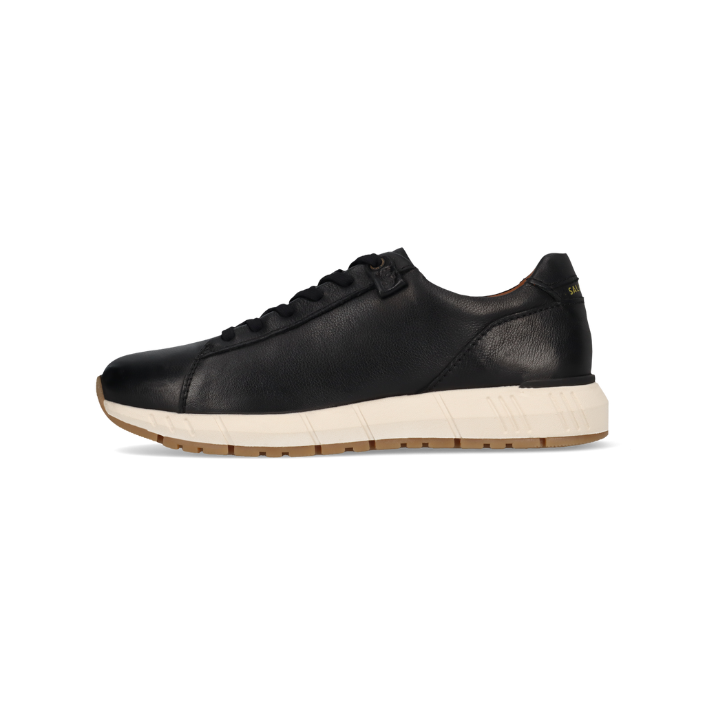 Salamander Black Leather Smart Trainer|E31ASA0110