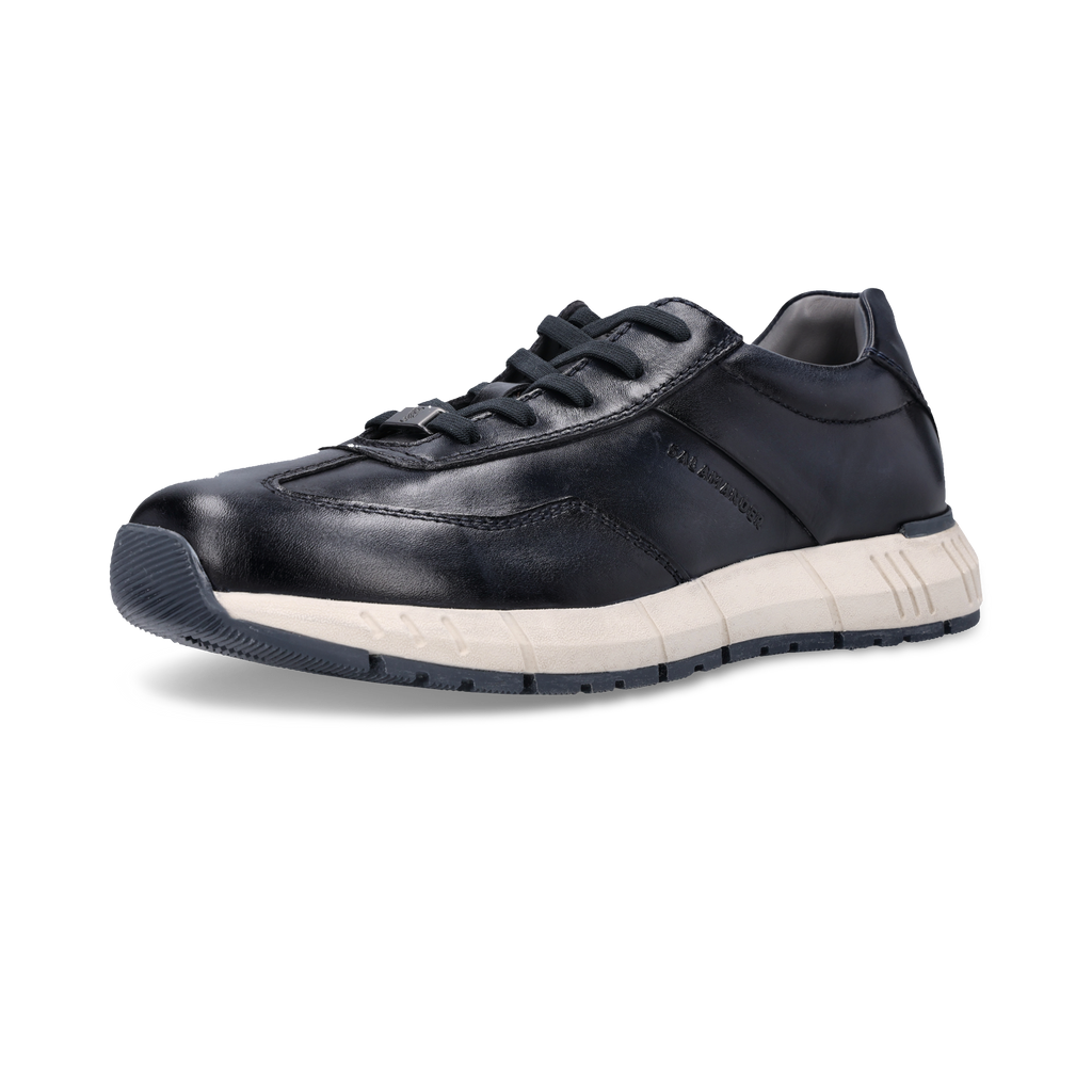 Salamander Navy Leather Trainer|E31ASA0541-