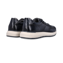 Load image into Gallery viewer, Salamander Navy Leather Trainer|E31ASA0541-
