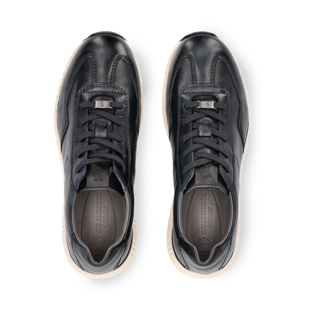 Salamander Navy Leather Trainer|E31ASA0541-