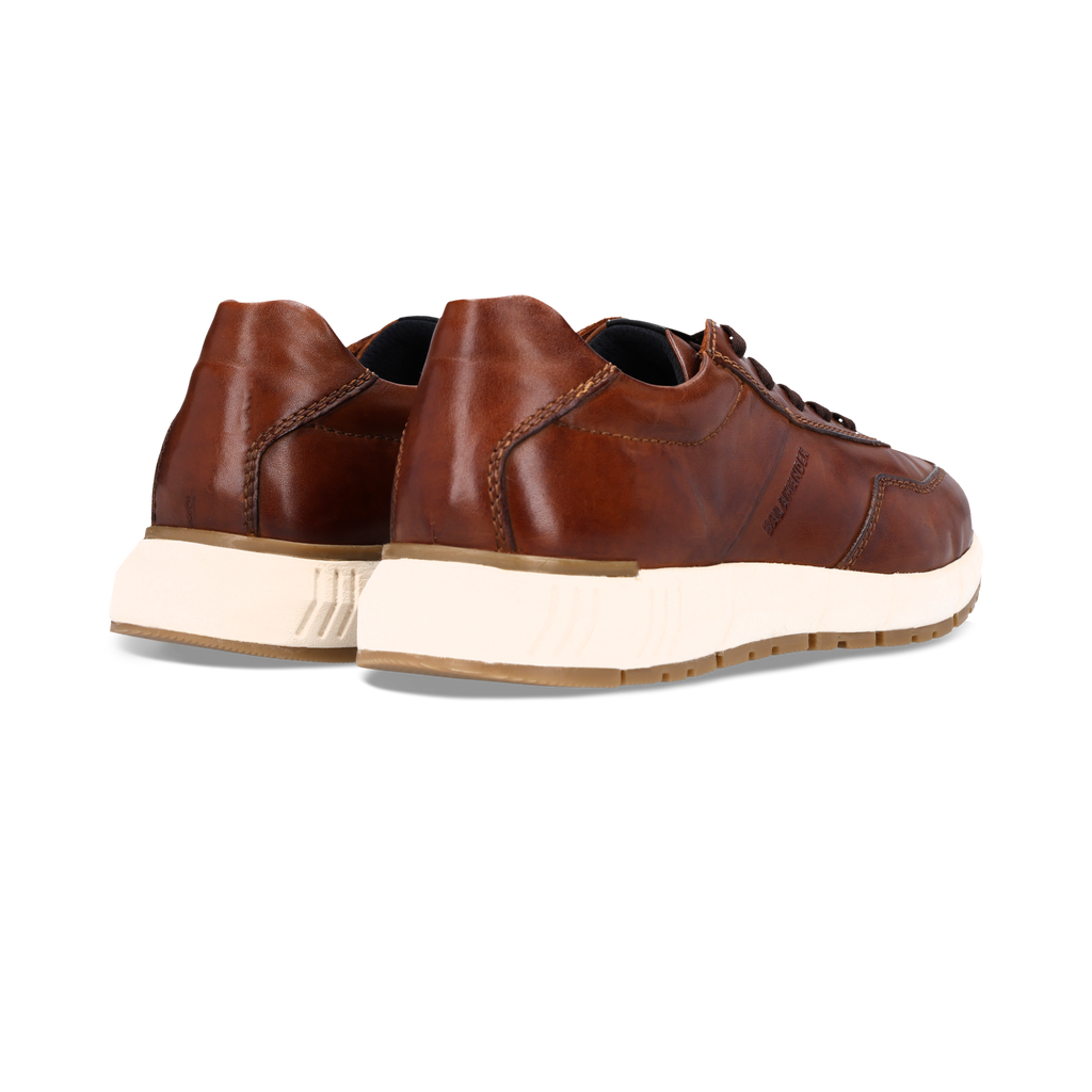 Salamander Cognac Leather Trainer|E31ASA0563