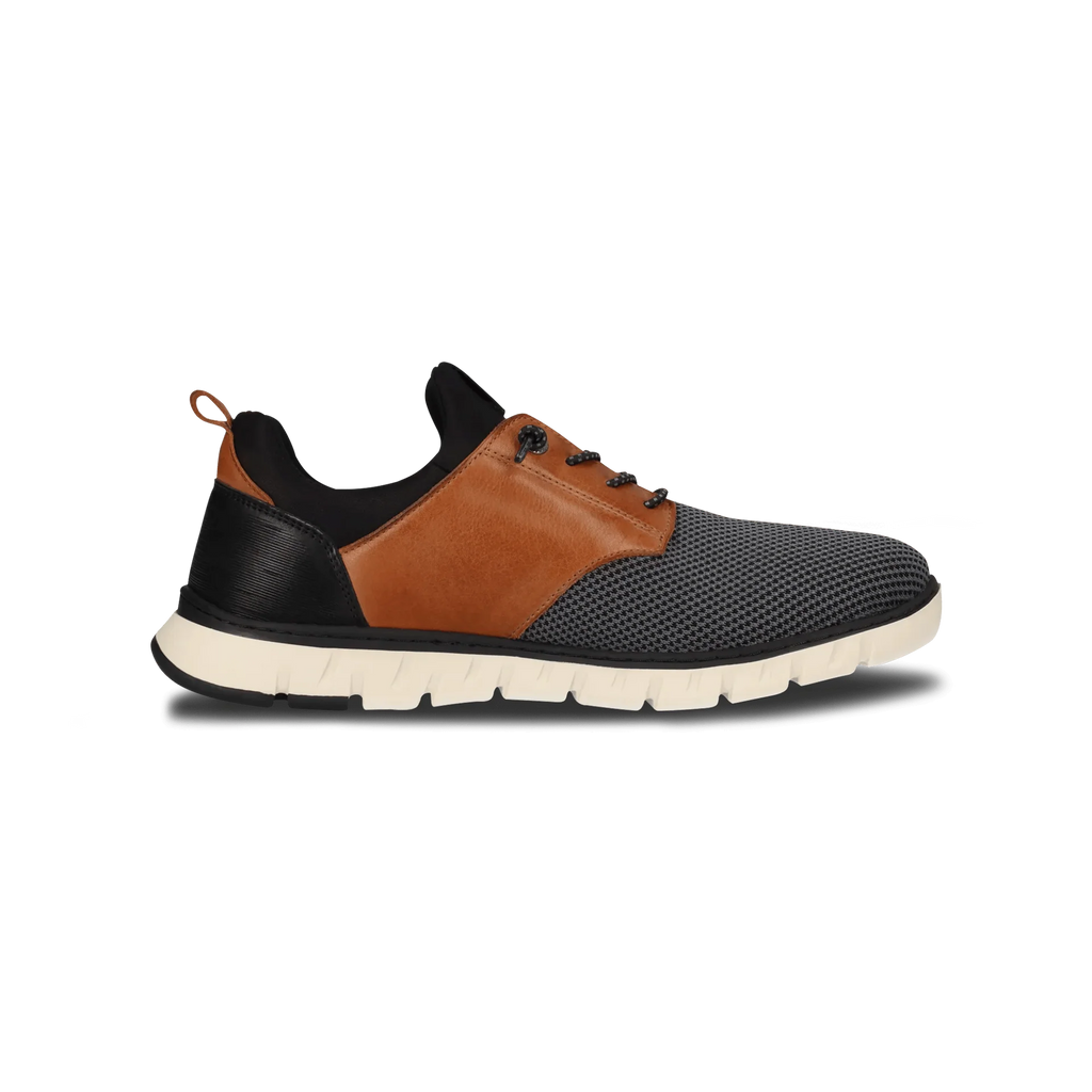 Salamander Sporty Dark Grey and Tan Trainer|E31ASB6011
