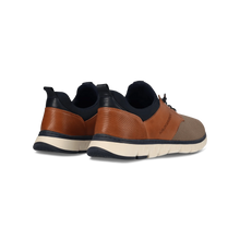 Load image into Gallery viewer, Pair of brown and black sneakers on a white background
