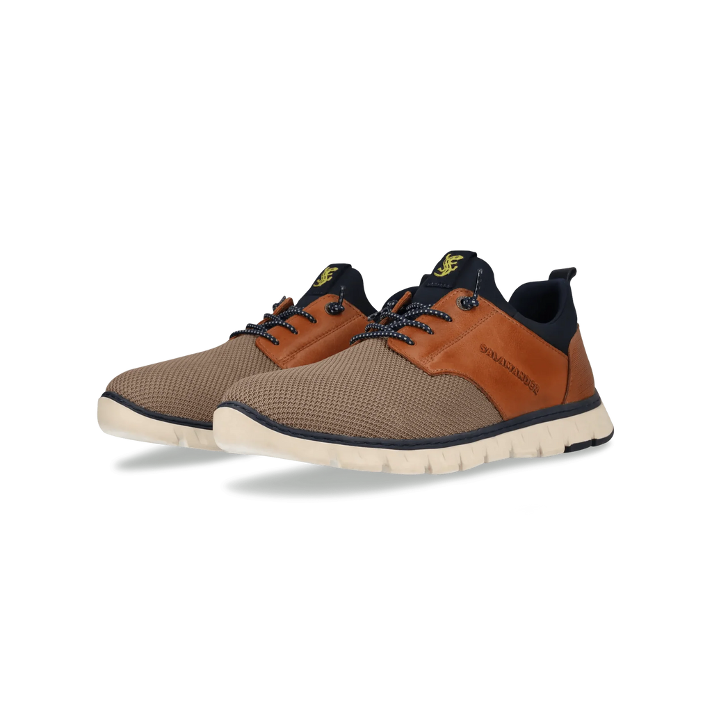 Salamander Taupe and Tan Trainer|E31ASB6052