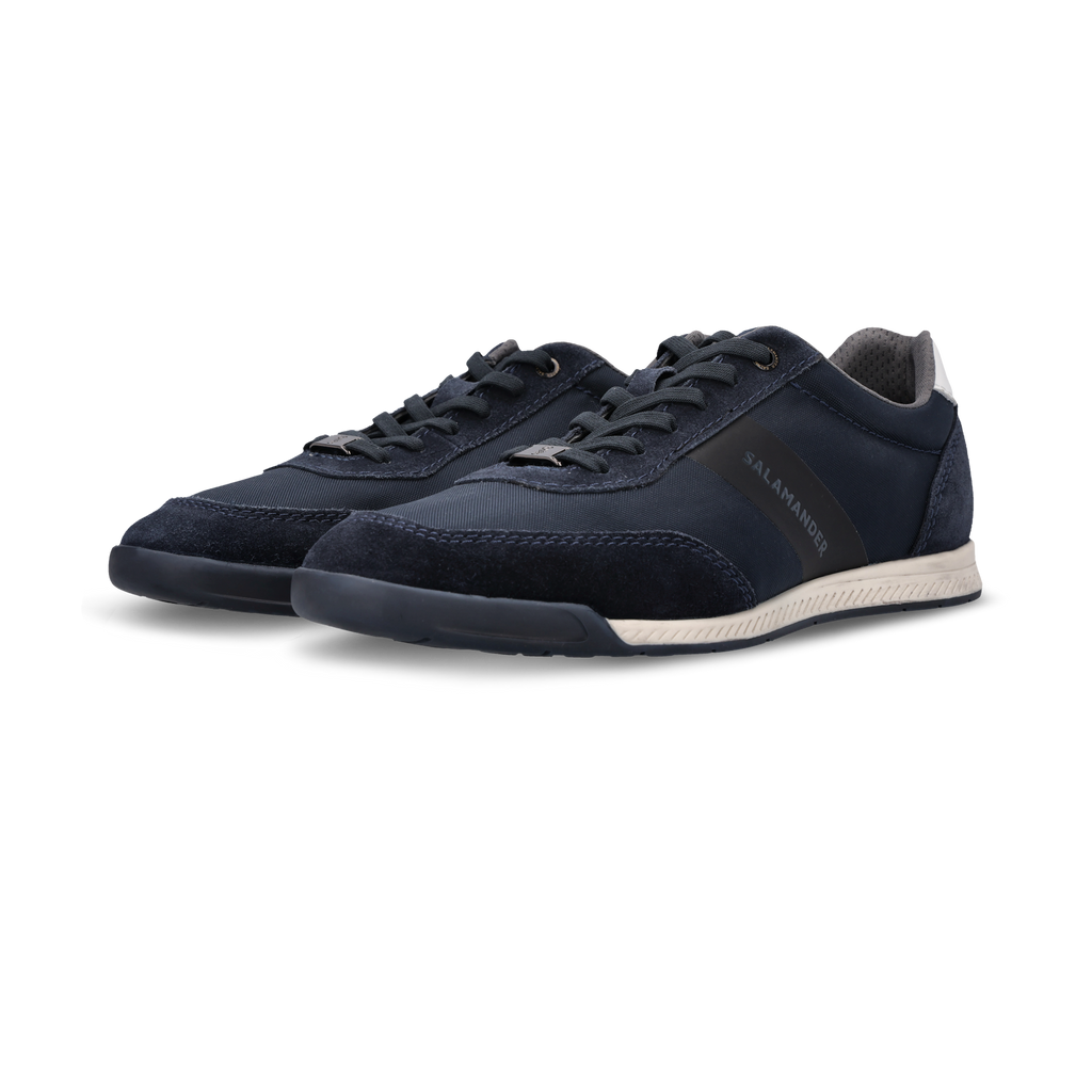 Salamander Navy Leather Trainer|E31AWA0341