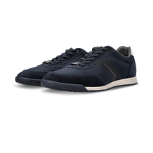 Load image into Gallery viewer, Salamander Navy Leather Trainer|E31AWA0341
