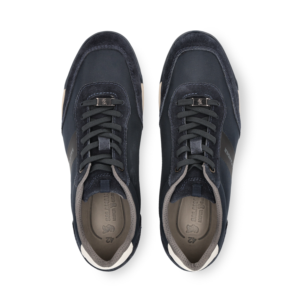 Salamander Navy Leather Trainer|E31AWA0341