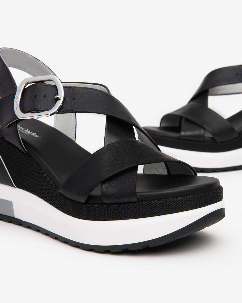NeroGiardini E513604D10- Wedge Sandal.