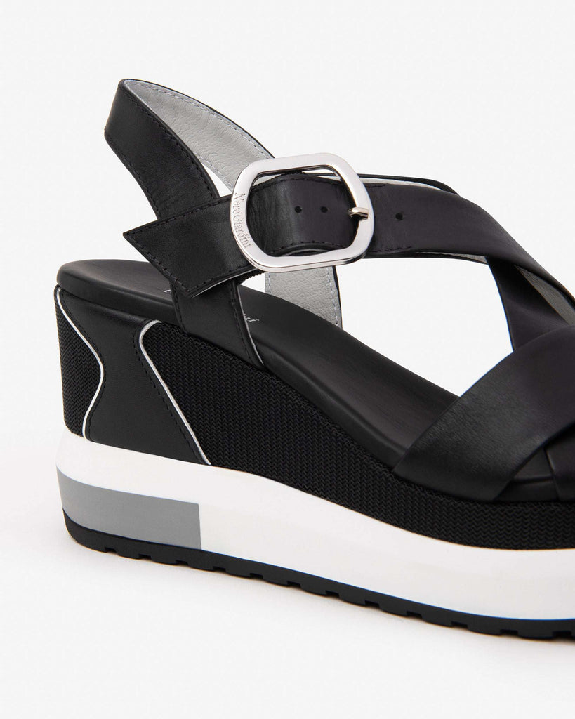 NeroGiardini E513604D10- Wedge Sandal.