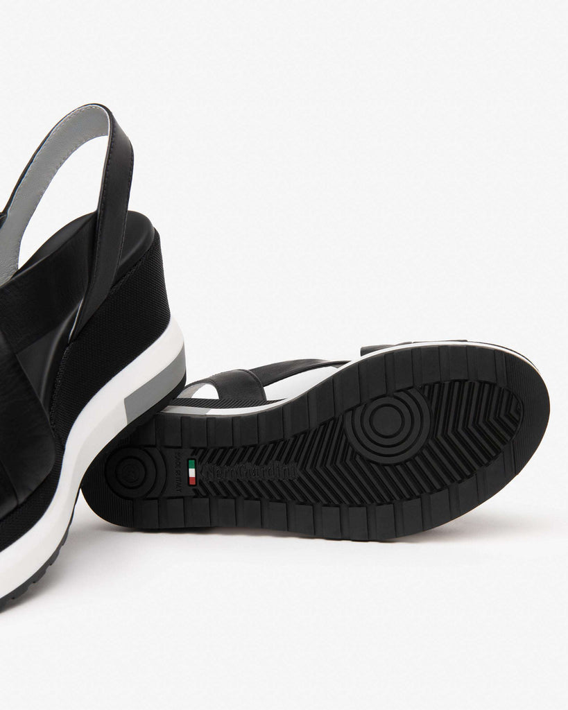 NeroGiardini E513604D10- Wedge Sandal.