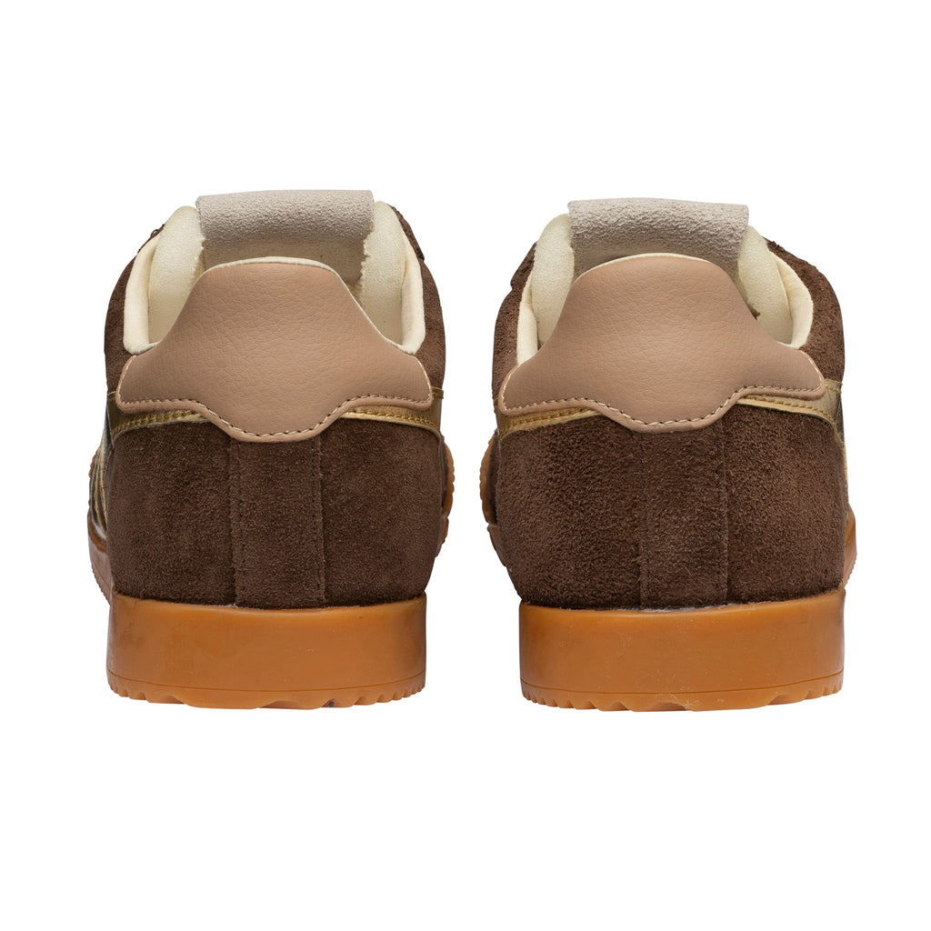 Gola Elan Dark Brown Trainer|CLB790TY2