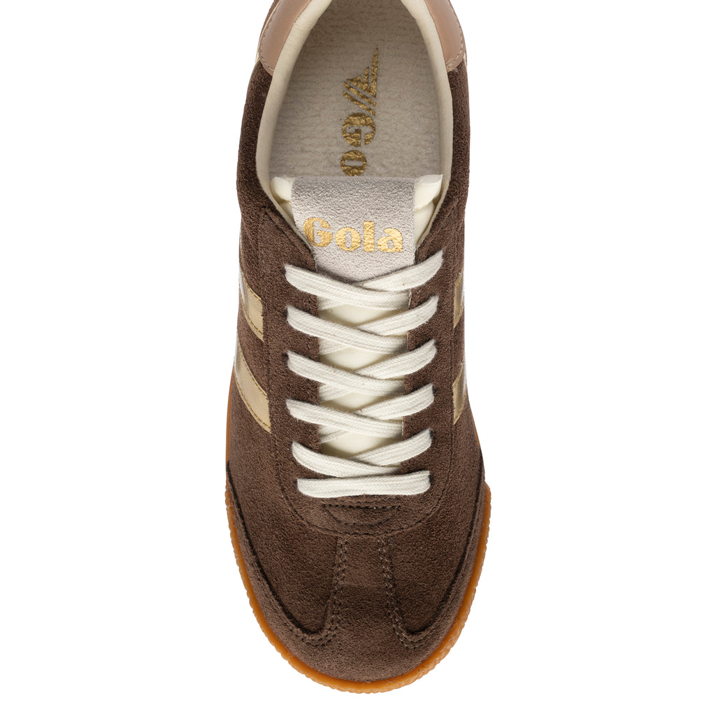 Gola Elan Dark Brown Trainer|CLB790TY2