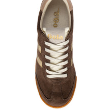 Load image into Gallery viewer, Gola Elan Dark Brown Trainer|CLB790TY2

