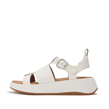 Load image into Gallery viewer, White sandal with a brown sole on a white background
