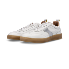 Load image into Gallery viewer, Salamander White and Silver Leather Trainer|F31ARN0320
