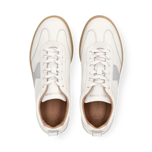Load image into Gallery viewer, Salamander White and Silver Leather Trainer|F31ARN0320
