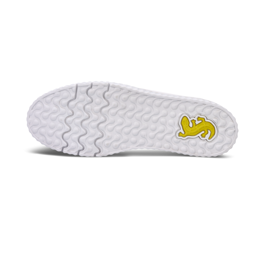 Salamander White Leather Platform Trainer|F31ARP0320