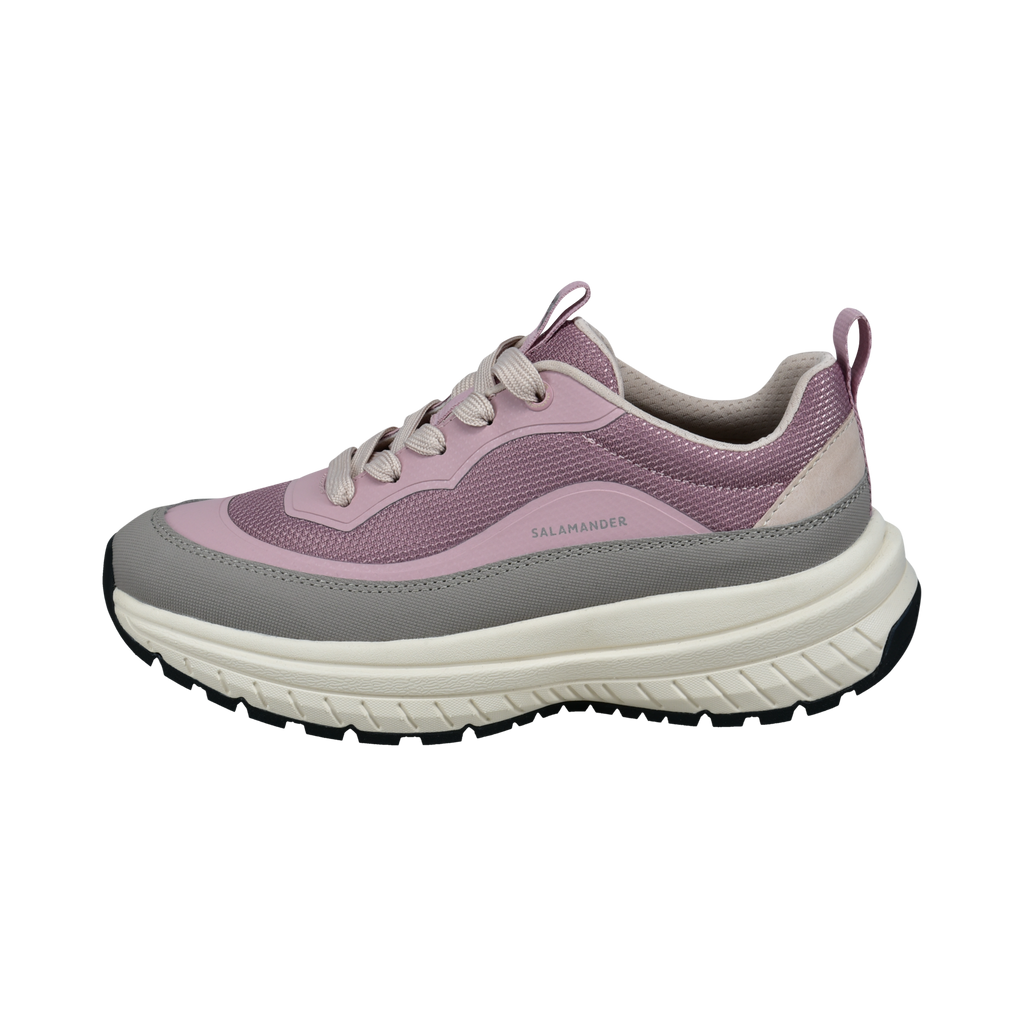 Salamander Lilac & Taupe Wedge Trainer|F31AUL0114