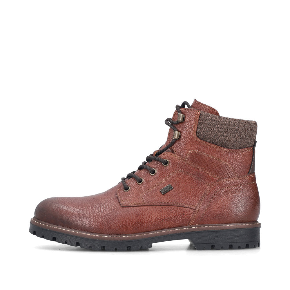 Rieker Wide Fit Brown Ankle Boot|F361624
