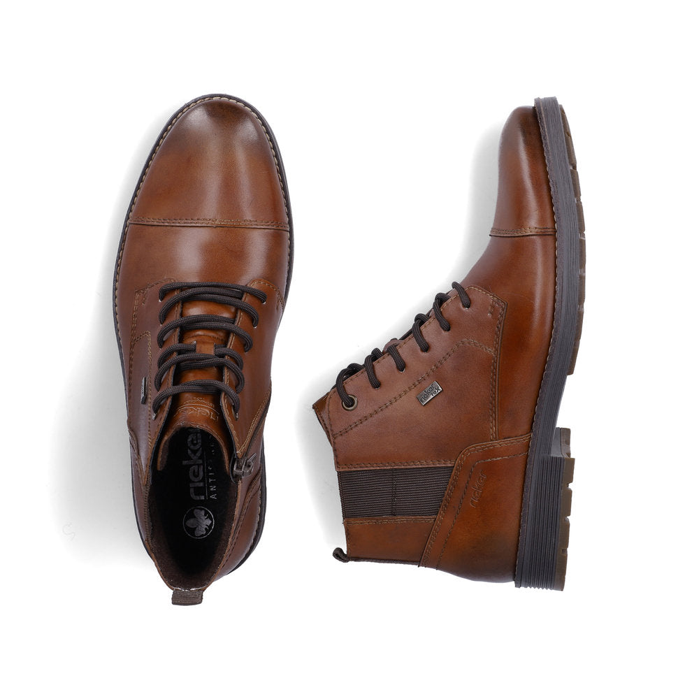 Rieker Wide Fit Brown Ankle Boot|F451224