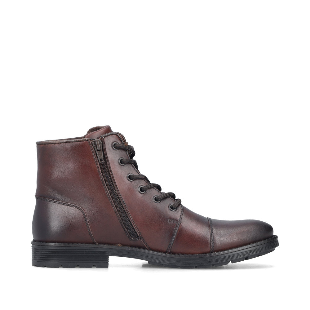 Rieker Wide Fit Chocolate Brown Ankle Boot|F454625