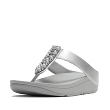 Load image into Gallery viewer, Fitflop Pearls and Crystal Silver Toe Post|A2N011
