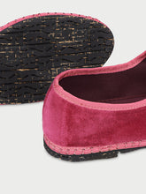 Load image into Gallery viewer, Flabelus Pink Velvet Mary Jane

