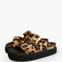 Load image into Gallery viewer, Genuins Honolulu Leopard Mule|G106336
